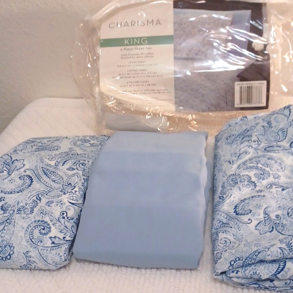 Charisma Pillow Cases (3) ONLY King Size